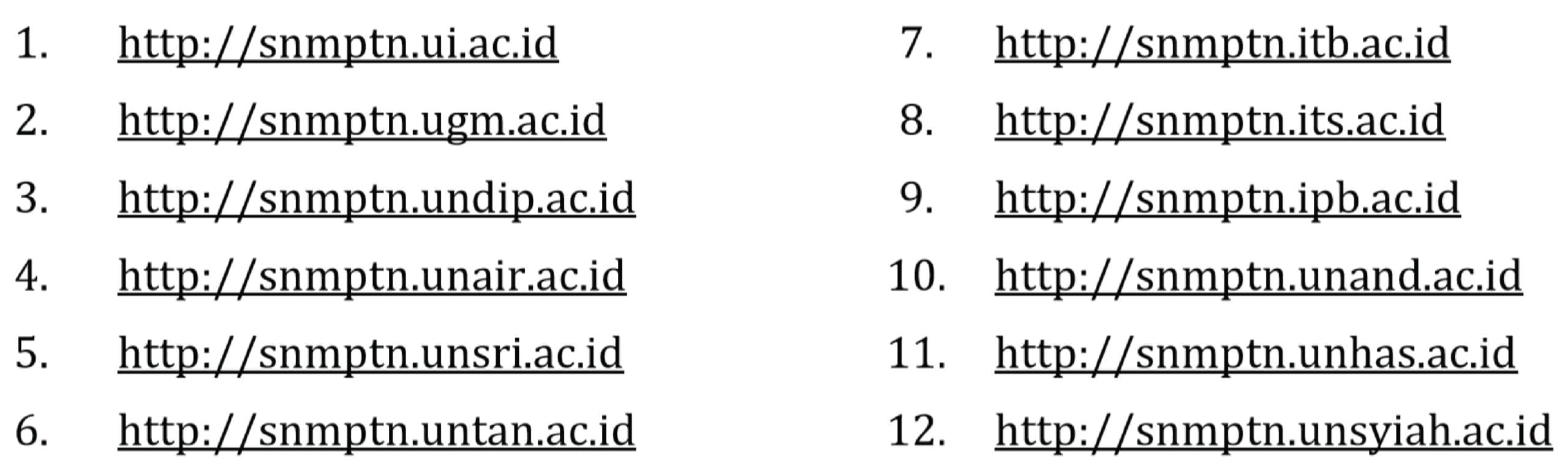 Pengumuman Hasil SNMPTN 2020