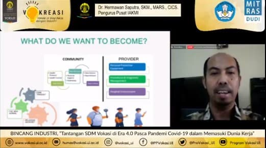Vokasi UI Gelar Bincang Industri Bahas Tantangan Profesi Pascapandemi COVID-19