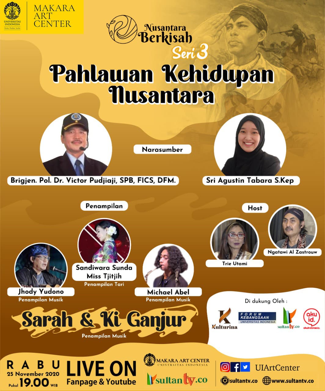 Nusantara Berkisah MAC UI Tampilkan Pahlawan Dalam Laku Lain