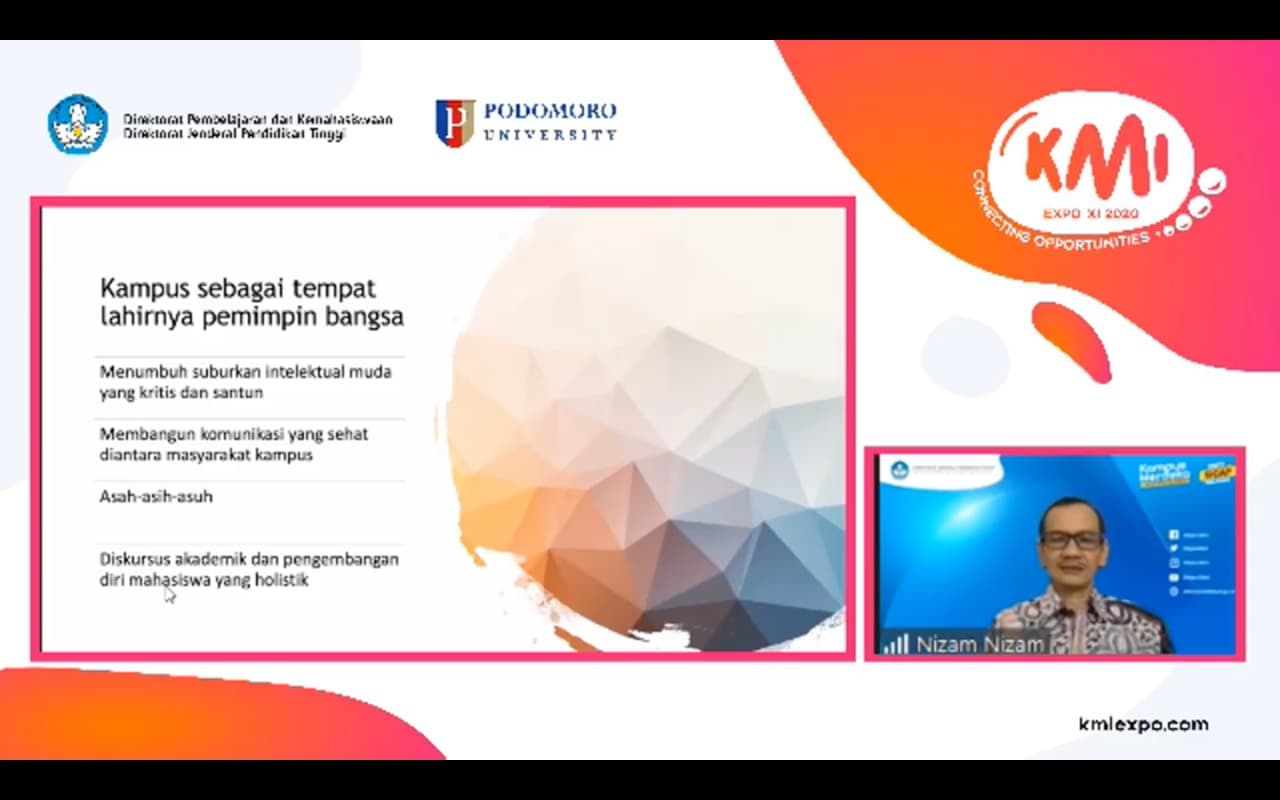 Kewirausahaan Mahasiswa Indonesia (KMI) Expo XI 2020