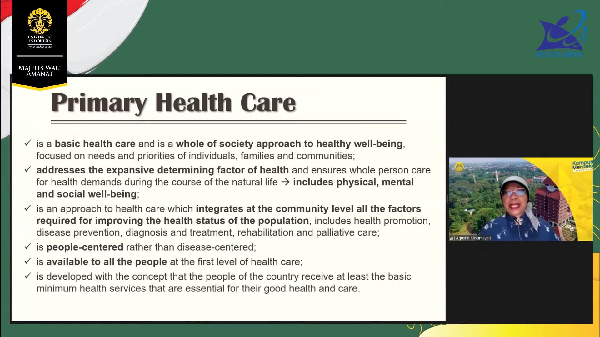 Pelayanan Kesehatan Primer di Tingkat Akar Rumput adalah Kunci Penanganan Pandemi Covid-19