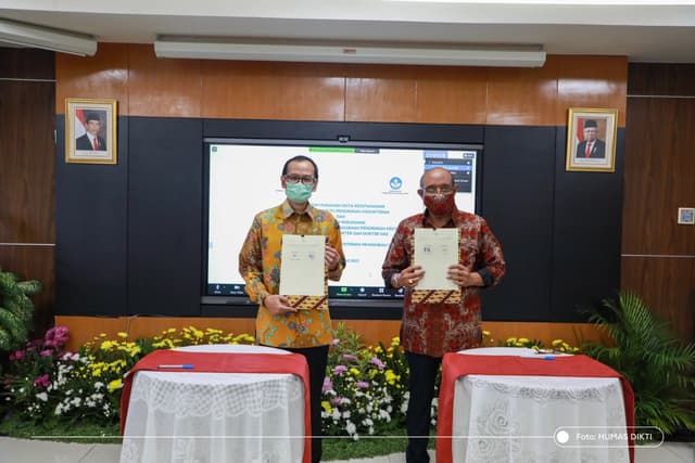 Tangkapan Lensa - Penandatanganan Nota Kesepahaman dan Perjanjian Kerja Sama antara Direktorat Jenderal Pendidikan Tinggi dan Konsil Kedokteran Indonesia (KKI)