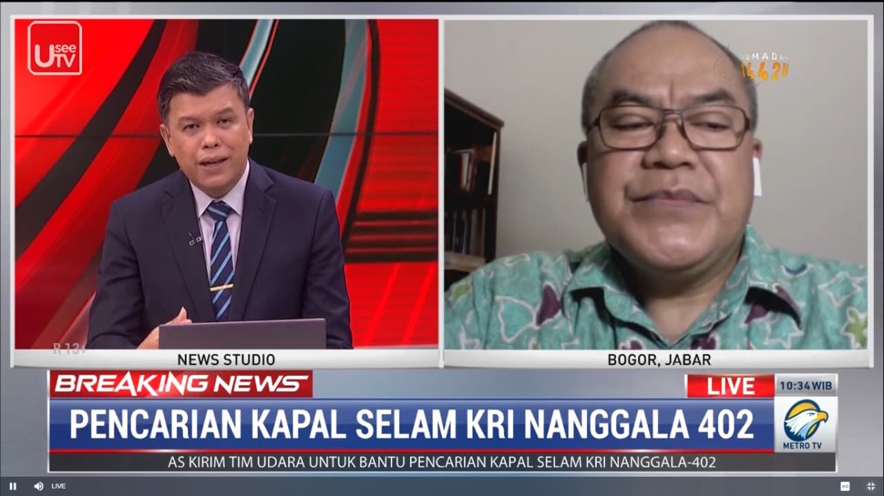 Pakar Oseanografi IPB University Beri Gambaran Pergerakan Kapal Selam Nanggala 402 di Dalam Laut