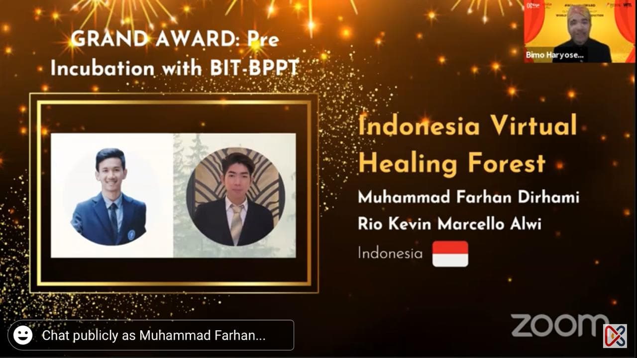 Keren, Angkat Isu Forest Healing, Mahasiswa IPB University Raih Dua Penghargaan Internasional