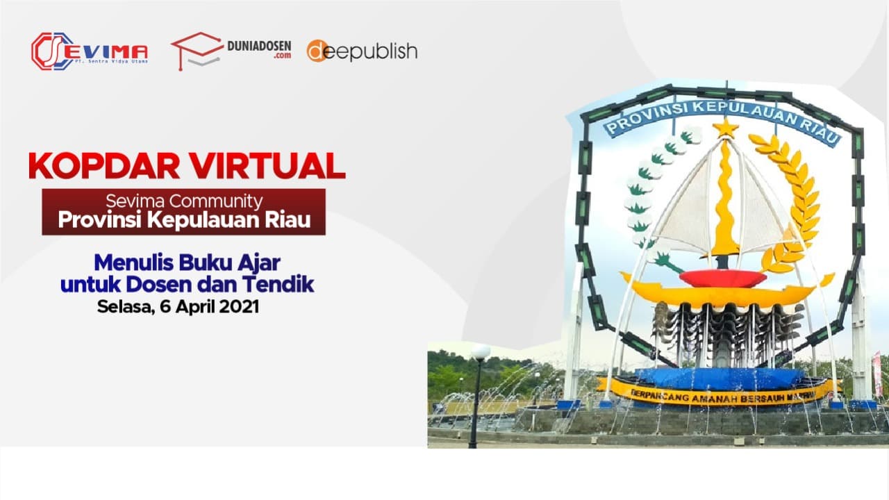 Wakil Rektor 1 UNRIKA Bagikan  Tips Menulis Buku dalam Kopi Darat SEVIMA