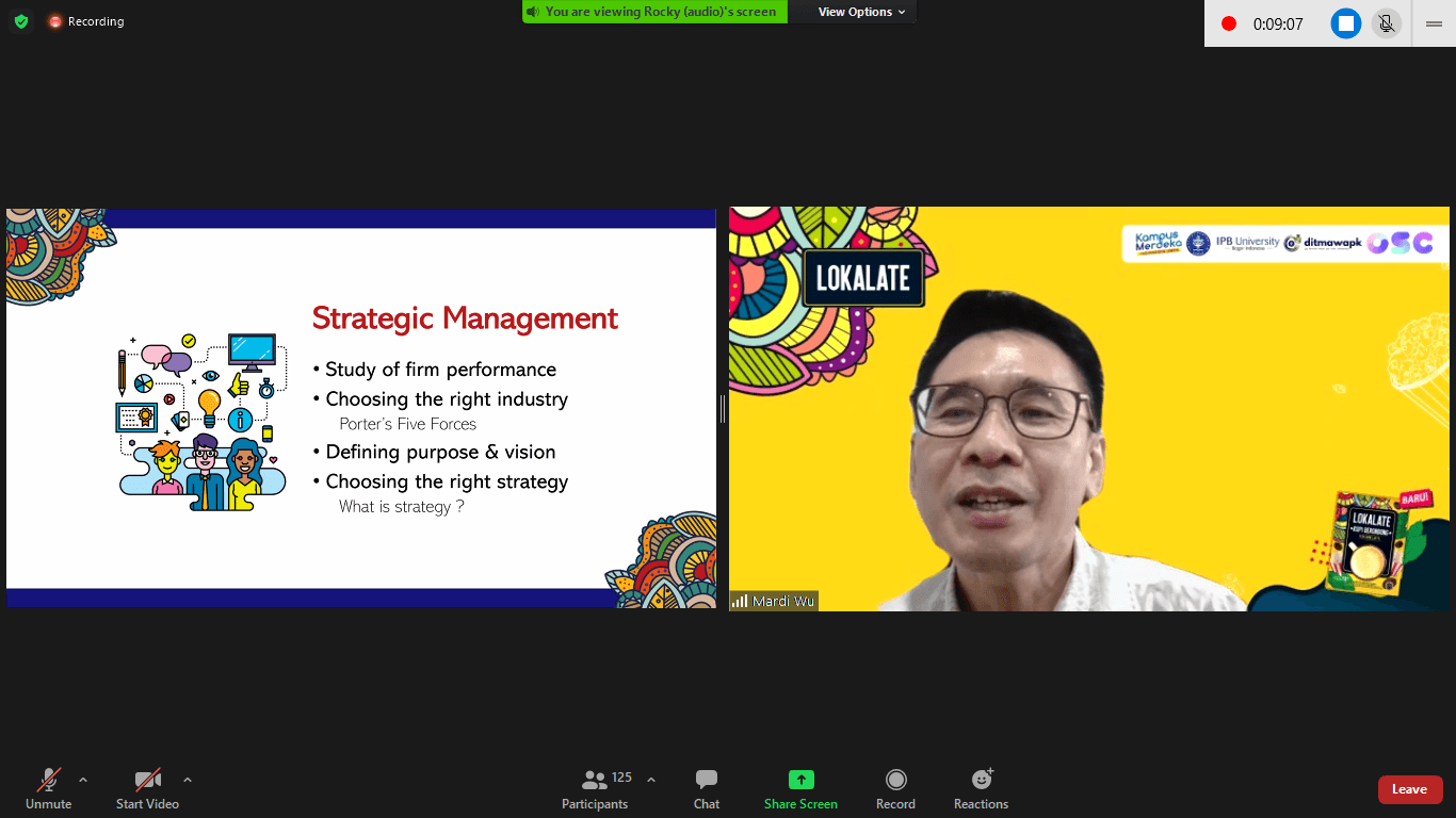 Building Purposeful Business bersama IPB Outsco dan Lokalate