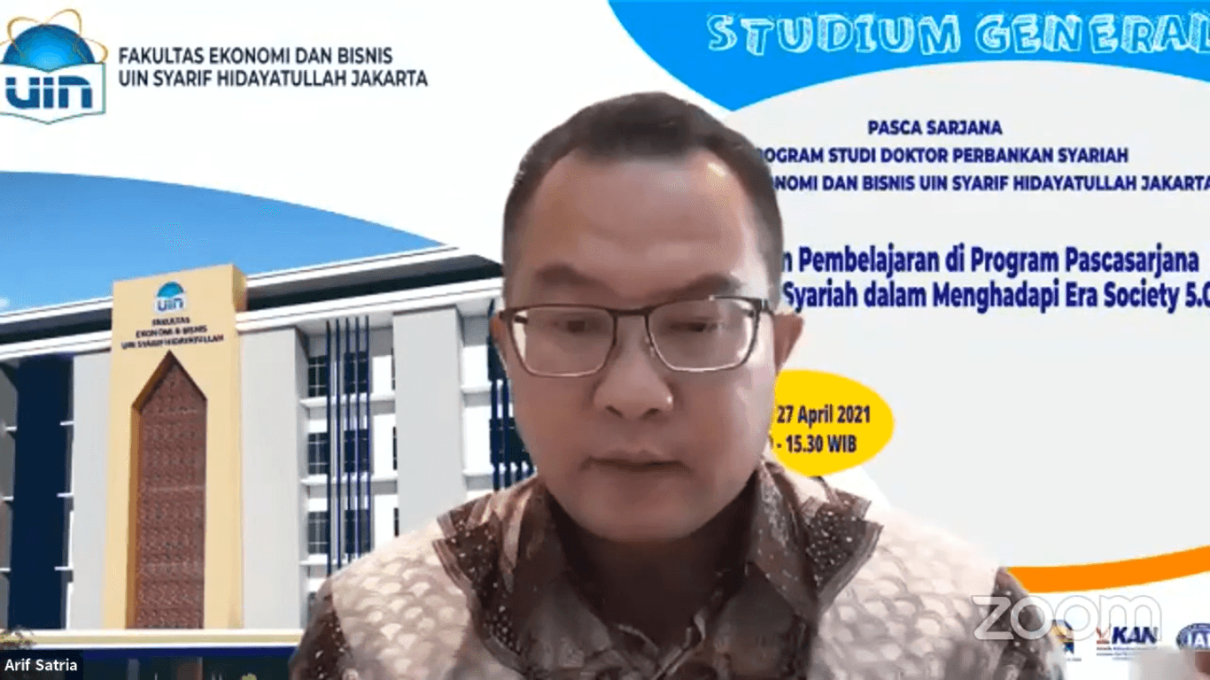 Prof Arif Satria Terangkan Strategi Pendidikan Ekonomi Syariah Era 4.0