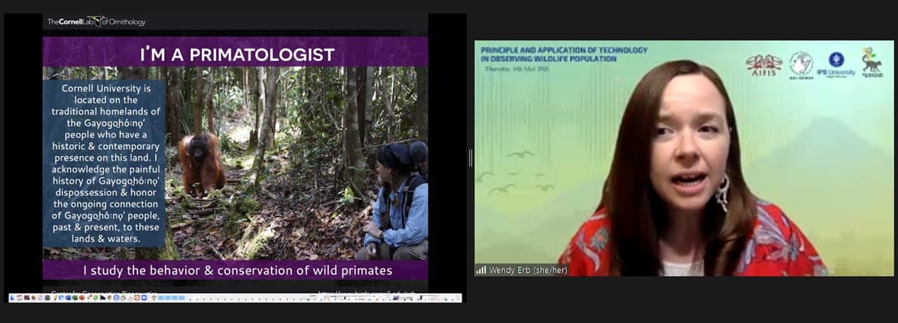 PSSP IPB University Bersama AIFIS dan Asliqewan Gelar Webinar Terkait Teknologi Observasi Satwa Liar