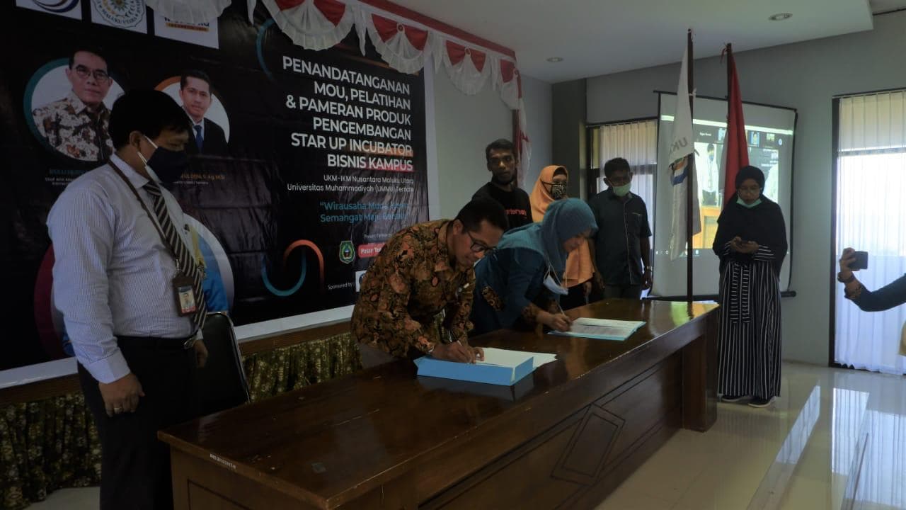 UMMU Ternate Kembangkan Star Up dan UKM-IKM Nusantara Wirausaha Muda