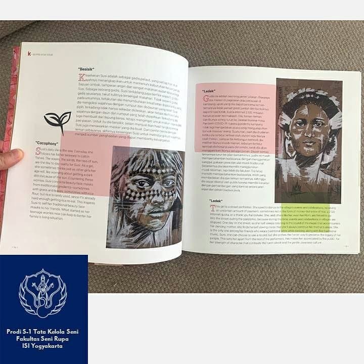 Karya Lukis Mahasiswa Tata Kelola Seni ISI Yogyakarta di Ekspos dalam Majalah Luar Negeri