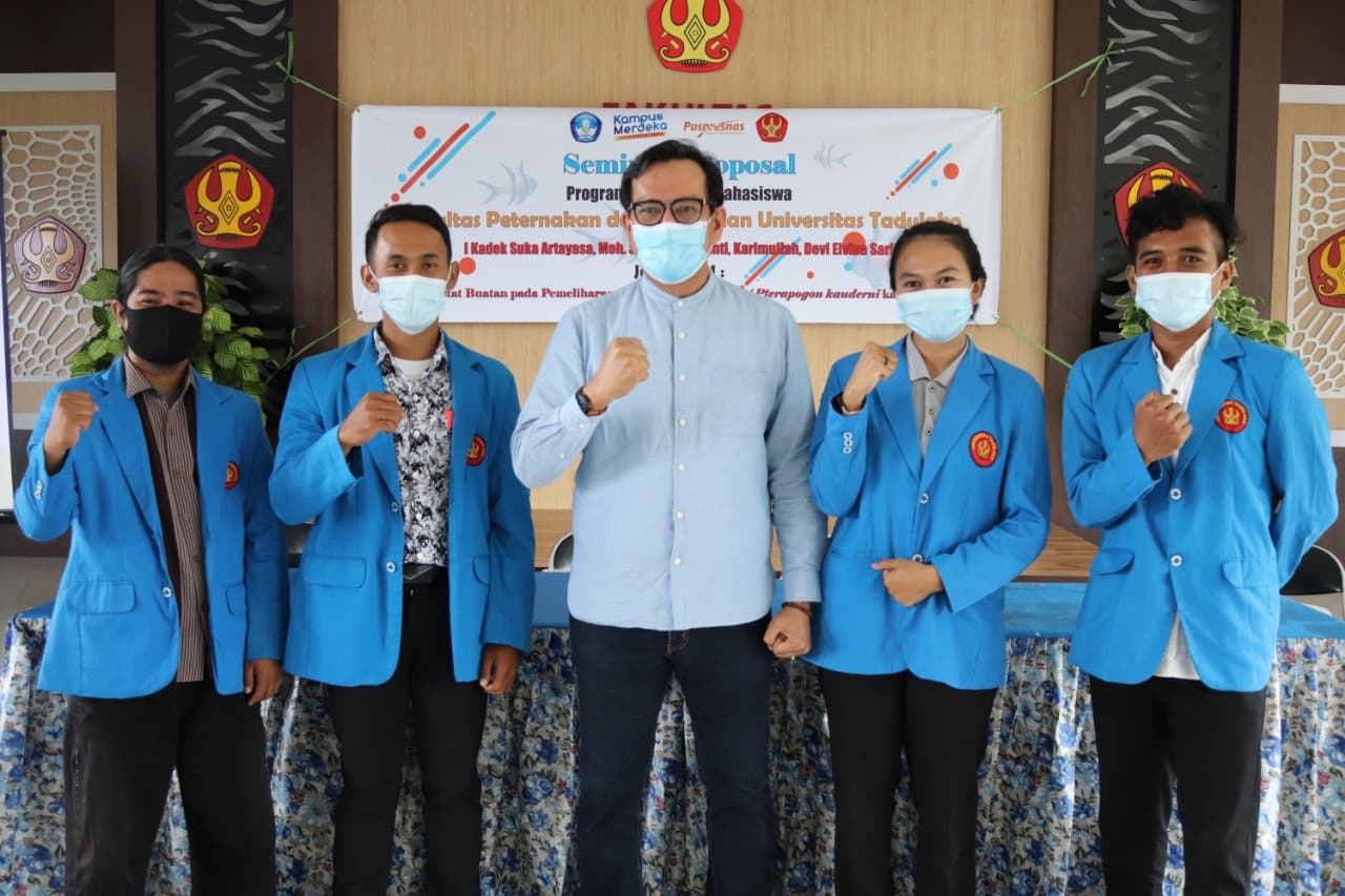 MAHASISWA UNTAD GAGAS ARTIFICIAL MICROHABITAT  UNTUK MASKOT NASIONAL                         IKAN HIAS AIR LAUT, BANGGAI CARDINAL FISH