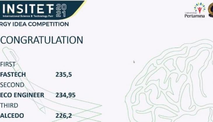 Dua Tim Mahasiswa UGM Raih Juara dalam Energy Idea Competition - International Science And Technology Fair 2021