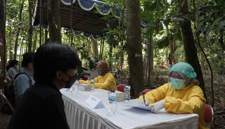 Fakultas Kehutanan UGM Gelar Vaksinasi Covid-19 untuk Mahasiswa