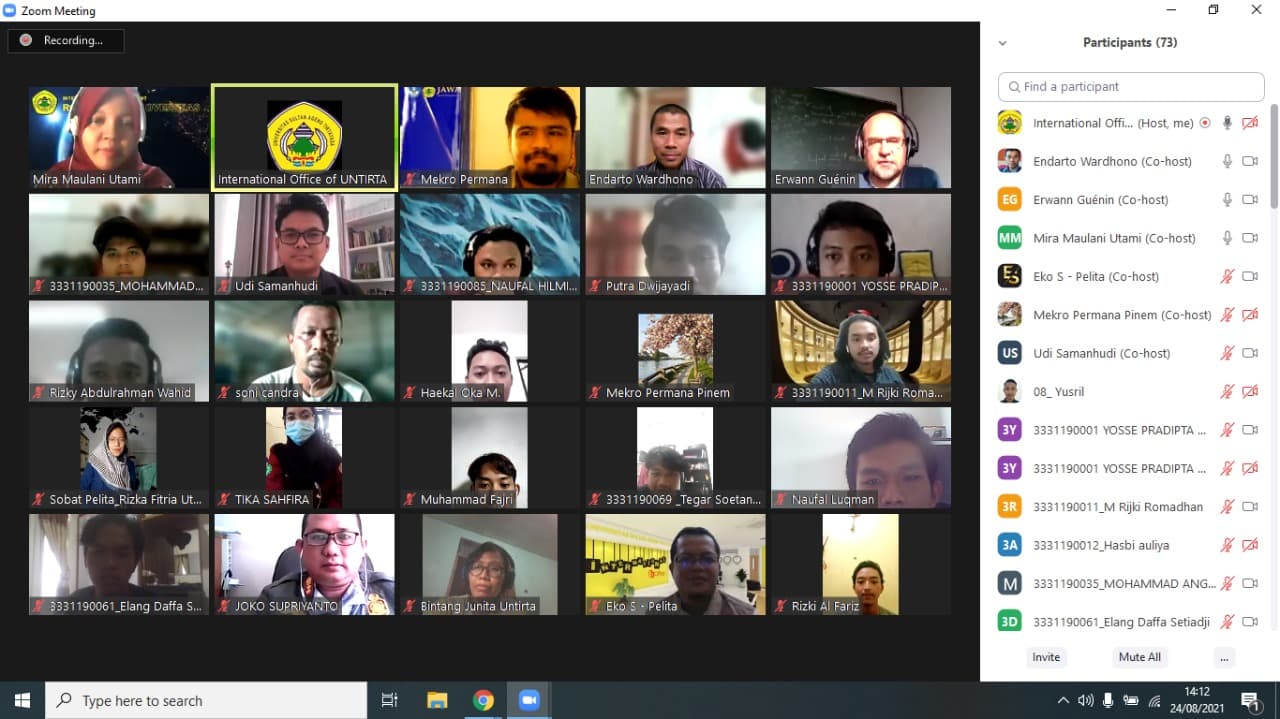 Gelar International  Guest Lecturer, Pusat Layanan Internasional (PELITA) Mengupas “The Science Of Small Things”, Nanotechnology