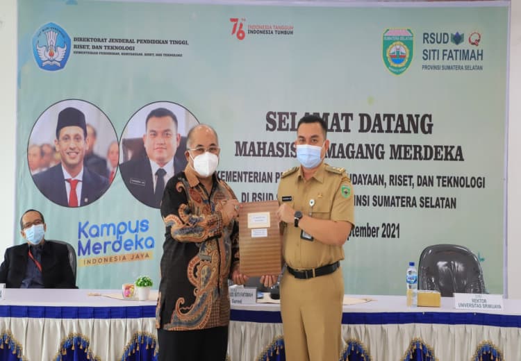 Serah Terima Mahasiswa Unsri Dalam Rangka Program Magang Merdeka