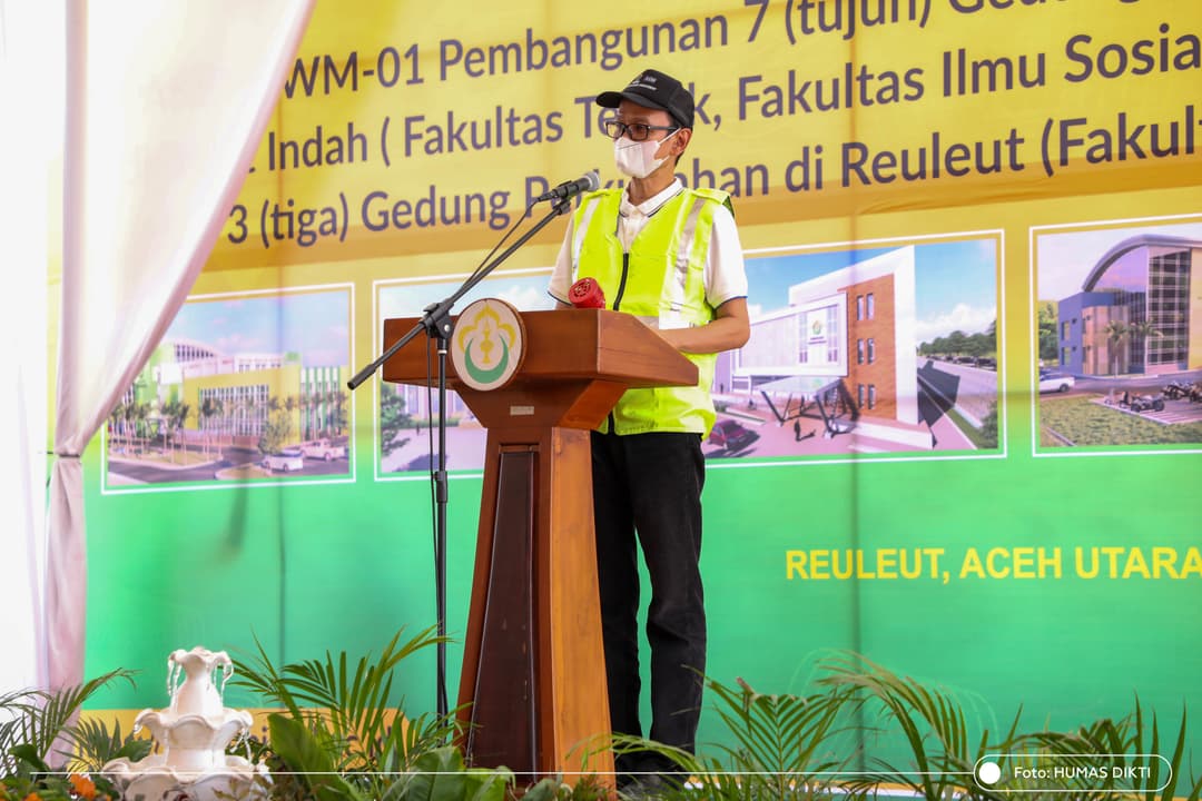 Tangkapan Lensa - Upaya Tingkatkan Mutu Pendidikan Tinggi di Aceh, Kemdikbudristek Bangun Gedung Perkuliahan Unimal