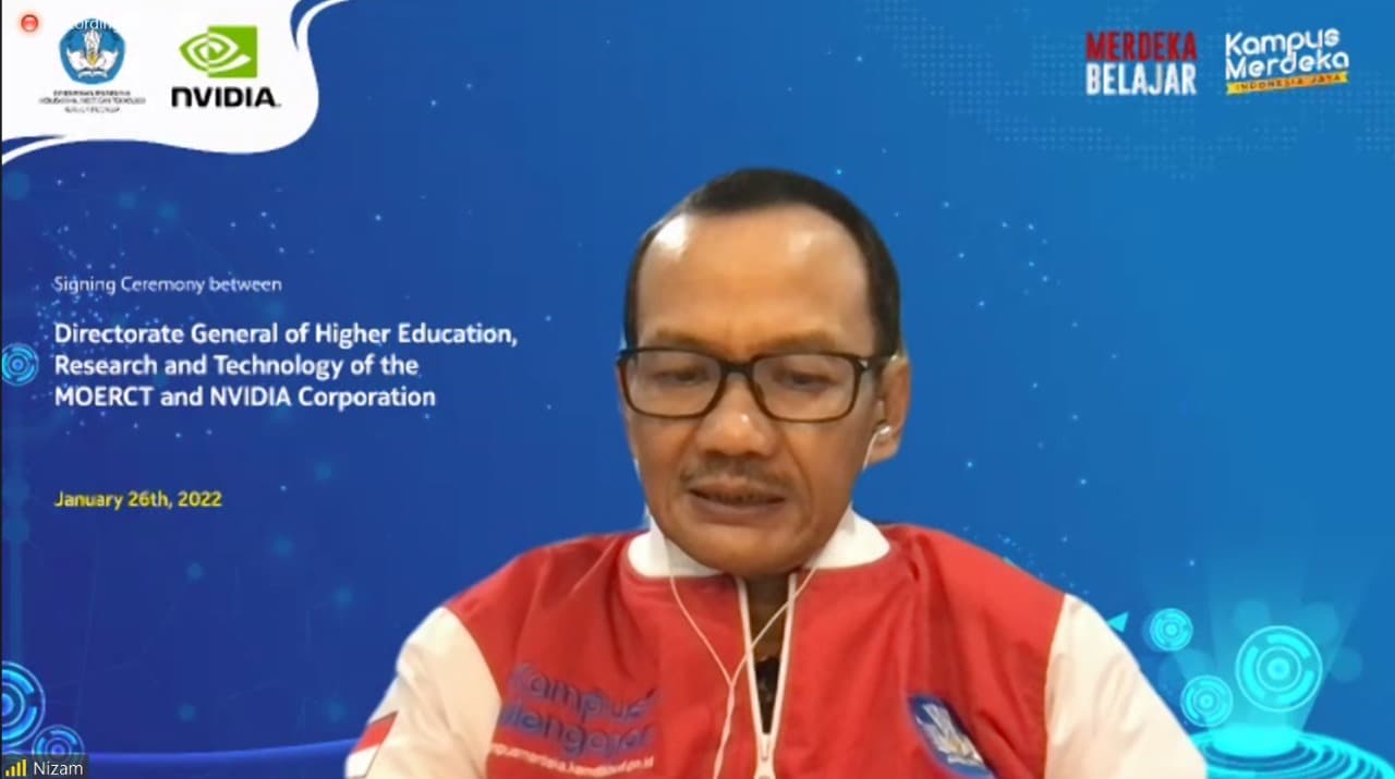 Kembangkan Talenta di Bidang Artificial Intelligence, Ditjen Diktiristek Jalin Kerja Sama dengan NVIDIA