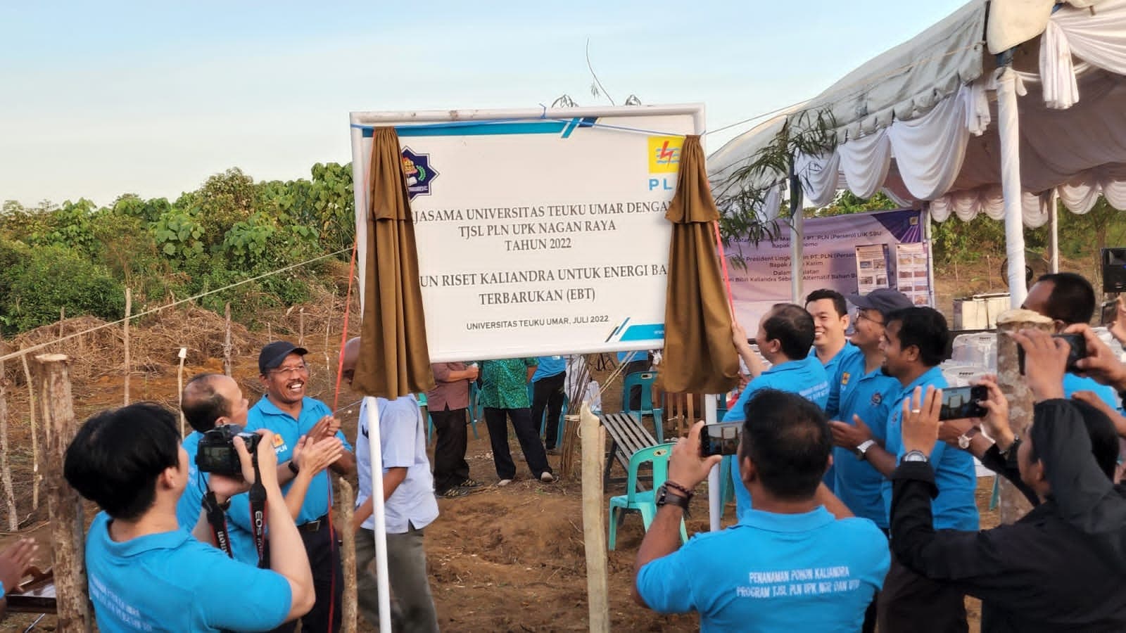 Komit Green Energy, UTU dan  PT. PLN (Persero) Resmikan Tempat Riset Kaliandra di Kampus UTU