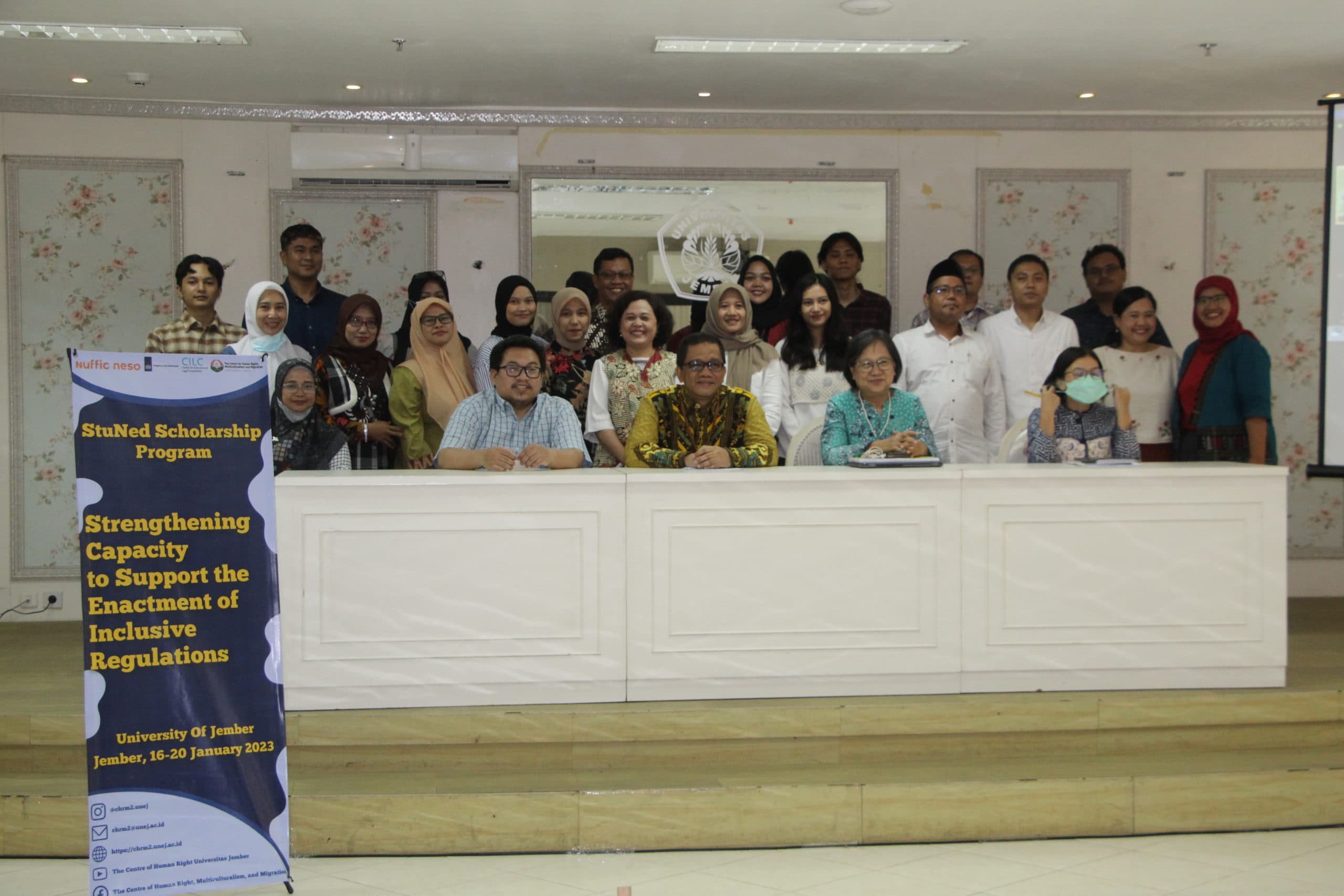 CHRM2 Universitas Jember Gelar Penguatan  Kapasitas Guna Pemberlakuan Regulasi Yang Inklusif