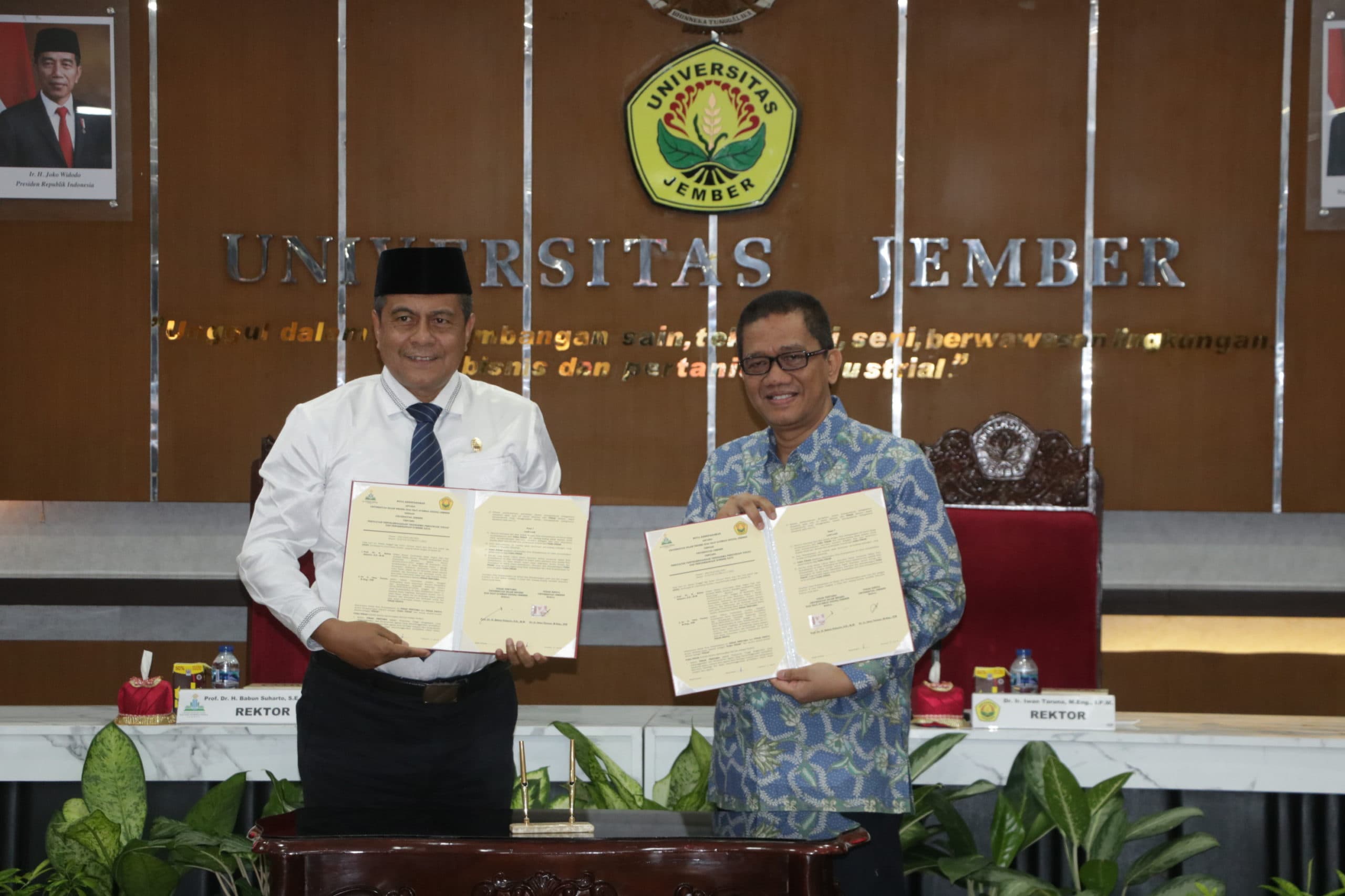Universitas Jember Dan UIN KHAS Jember Kerjasama Kembangkan Tri Dharma Pendidikan Tinggi