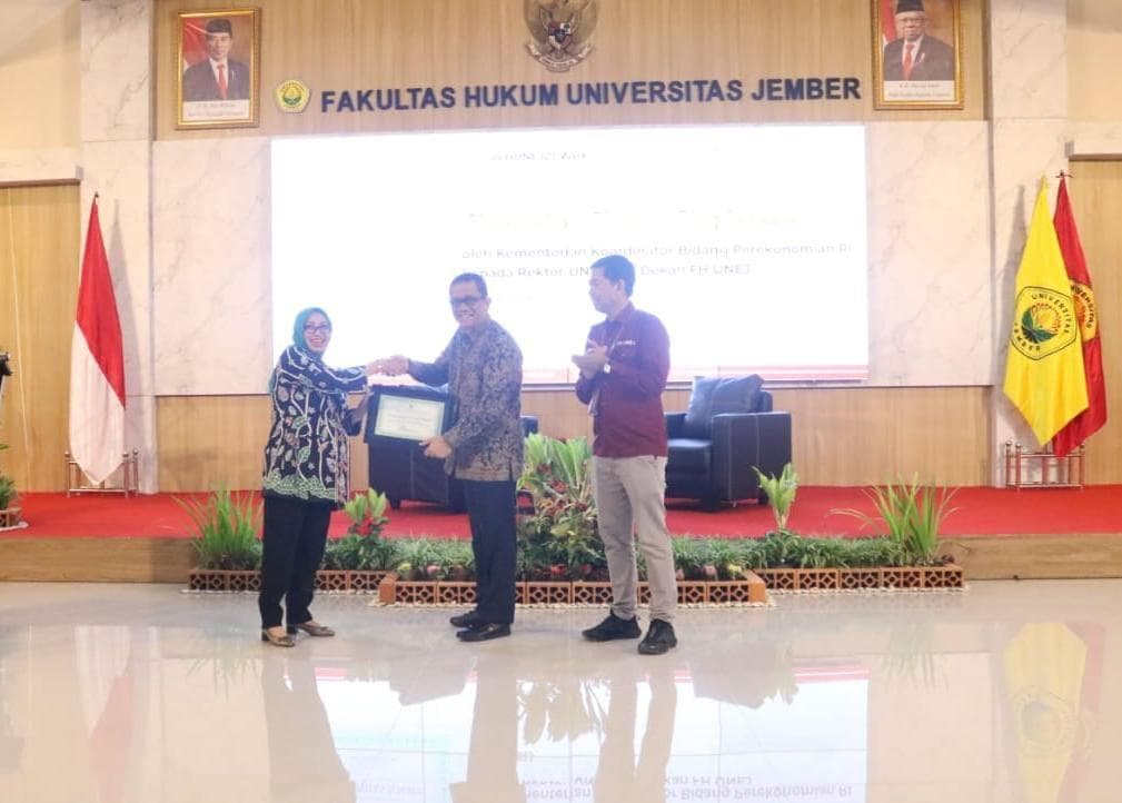 Universitas Jember Raih Penghargaan Dari Kemenko Perekonomian RI