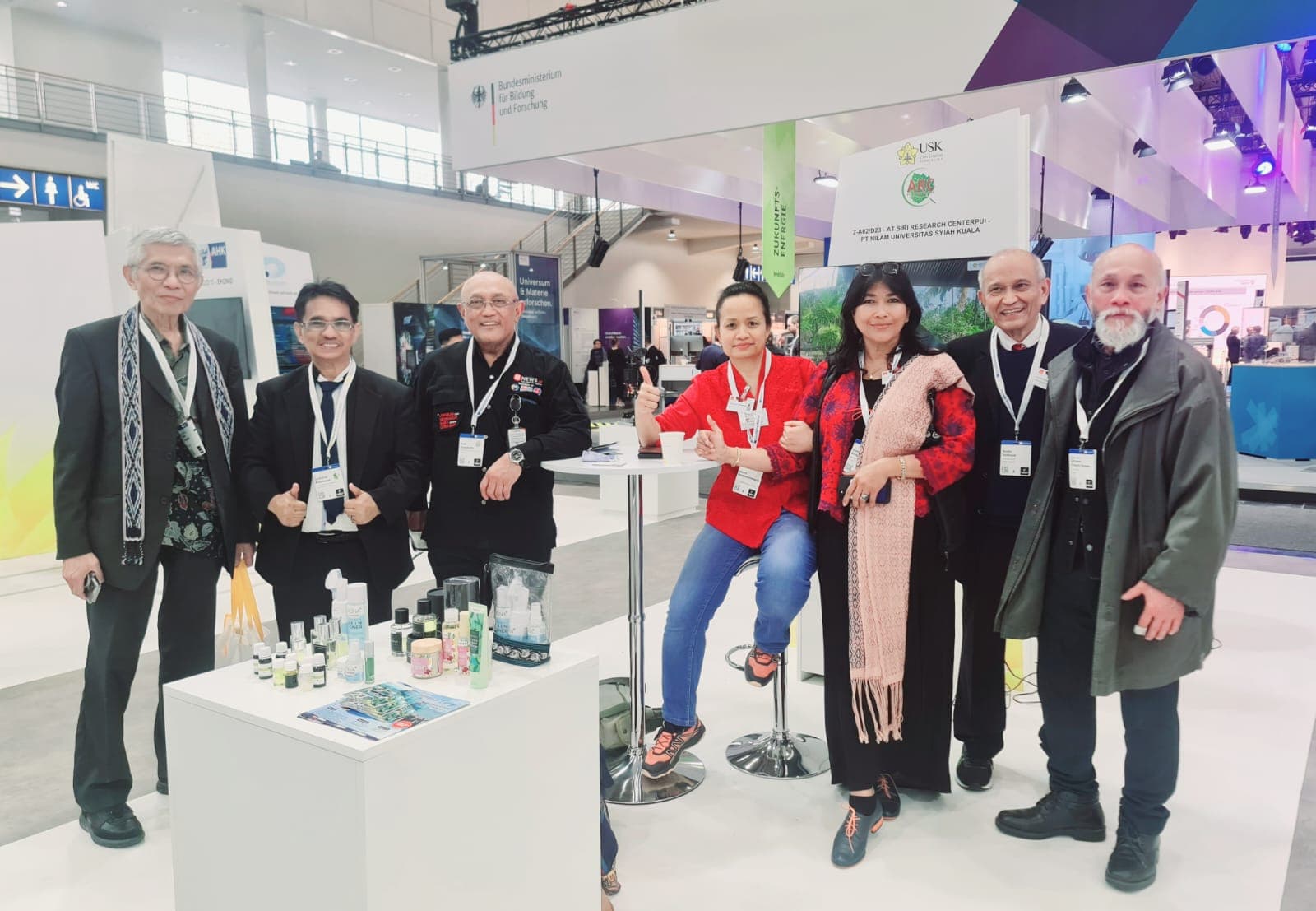 Produk Nilam USK Diminati Komunitas Internasional di Hannover Messe