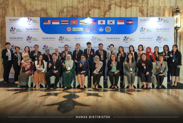 Tangkapan Lensa - Ditjen Diktiristek Gelar Pertemuan Tahunan Dewan Pengarah Asian International Mobility for Students (AIMS) Programme Ke-8