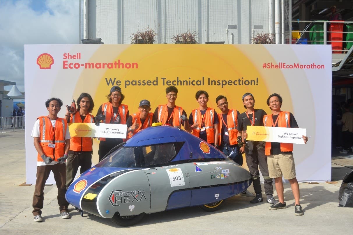 Gentayu dan Rondhan Tim Antawirya Hexa UNDIP Raih Prestasi Membanggakan pada Kompetisi Shell Eco-Marathon Asia Pacific & Middle East 2023