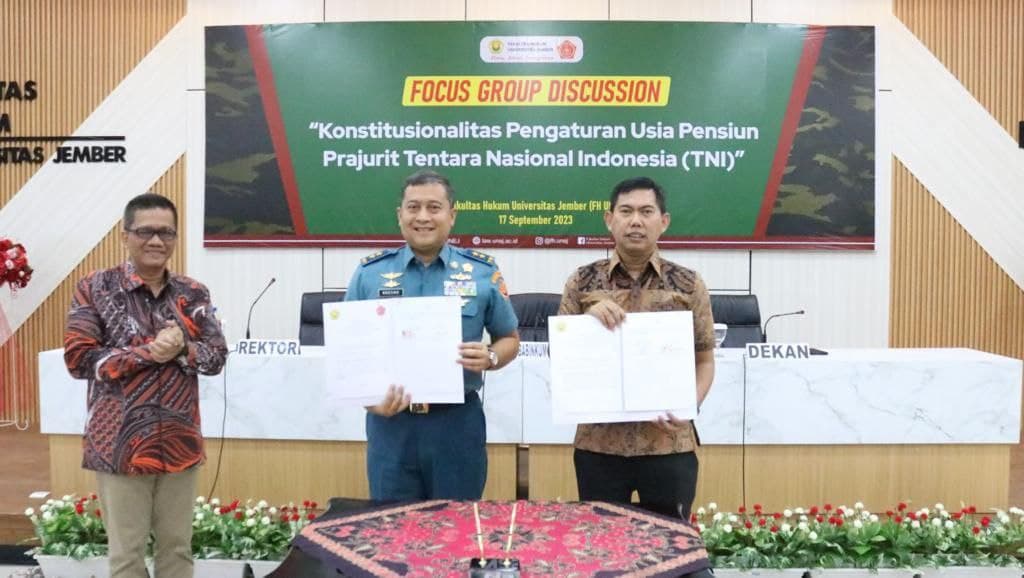 Fakultas Hukum Universitas Jember Jalin Kerja Sama Dengan Babinkum TNI