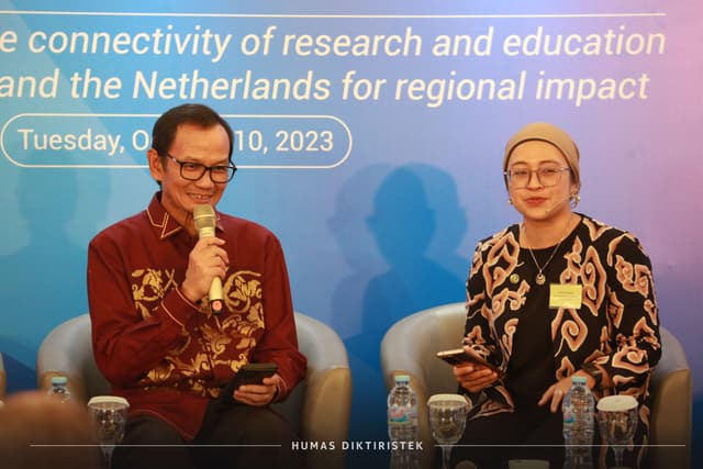 Tangkapan Lensa-Indonesia-Belanda Berkolaborasi Atasi Permasalahan Global (10/10).