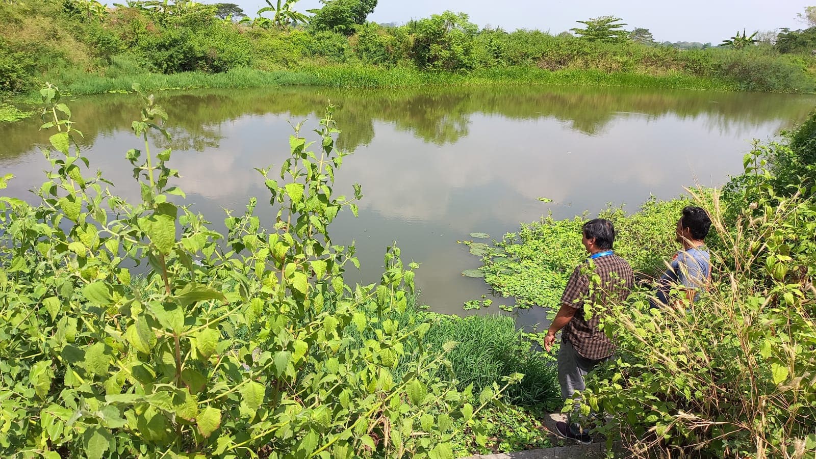KKN ITS Bantu Tingkatkan Kualitas Air Telaga