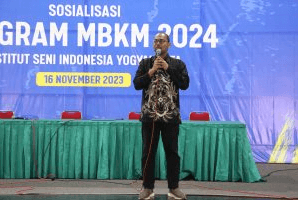 Institut Seni Indonesia Yogyakarta Gelar Sosialisasi Merdeka Belajar Kampus Merdeka (MBKM) bagi Mahasiswa