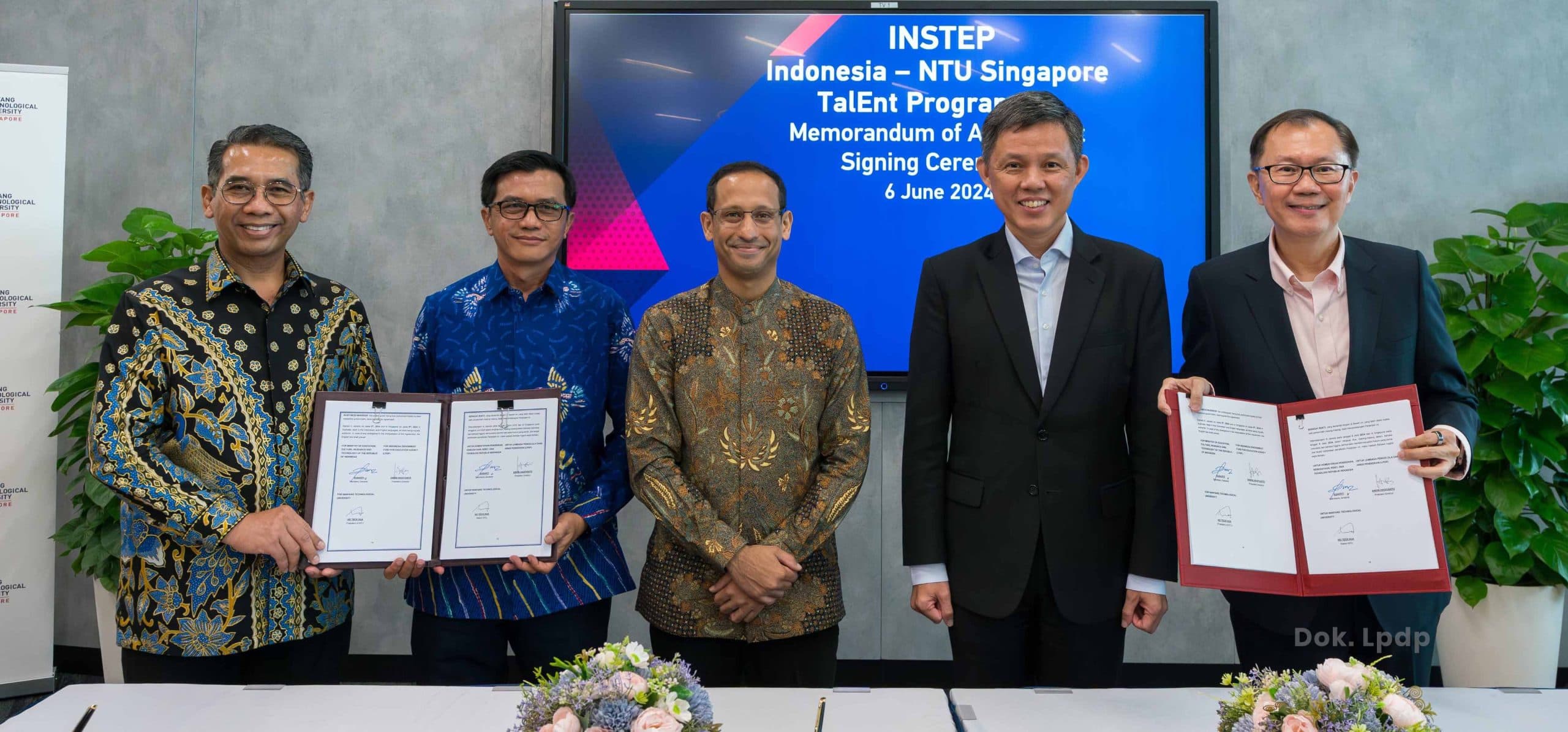 Indonesia dan NTU Singapura Tingkatkan Kerjasama dengan Program Beasiswa Master Baru