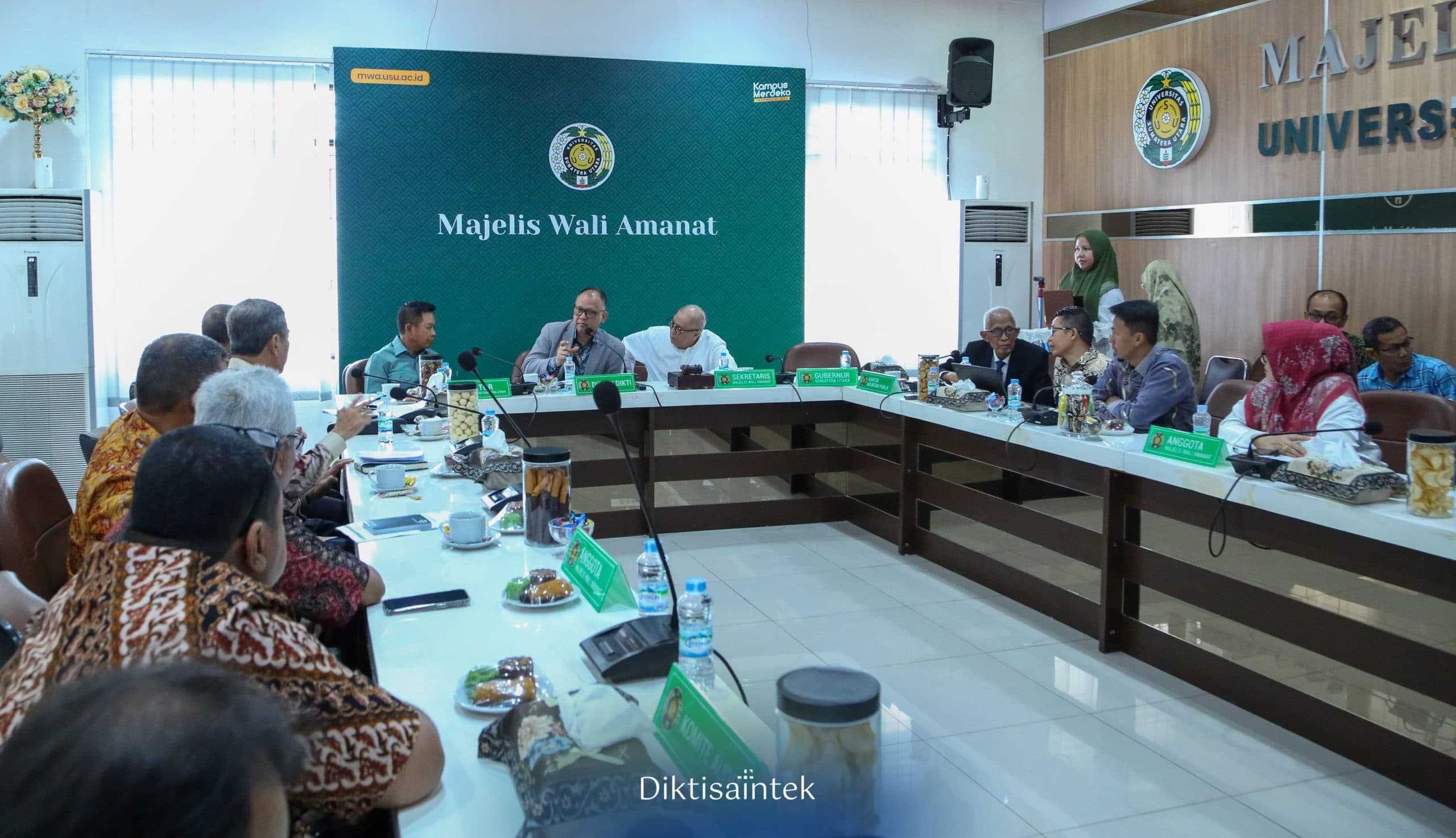 Bertemu MWA USU, Dirjen Dikti Jelaskan Kebijakan Otonomi Kampus untuk Mendukung Kemajuan Perguruan Tinggi