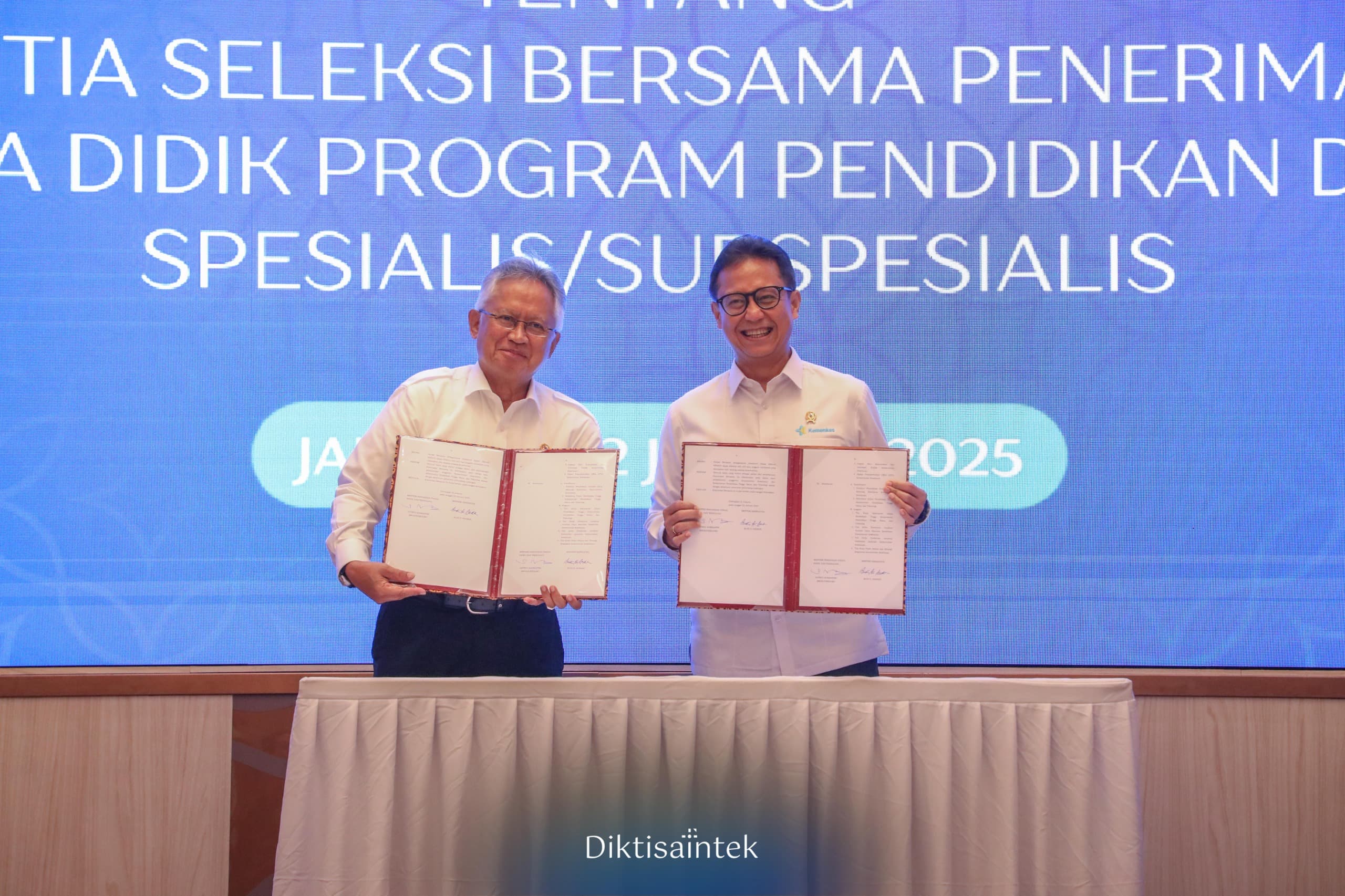 Menteri Pendidikan Tinggi, Sains, dan Teknologi Bersama Menteri Kesehatan Sepakati Kolaborasi Penguatan Seleksi Nasional Program Pendidikan Dokter Spesialis/Subspesialis