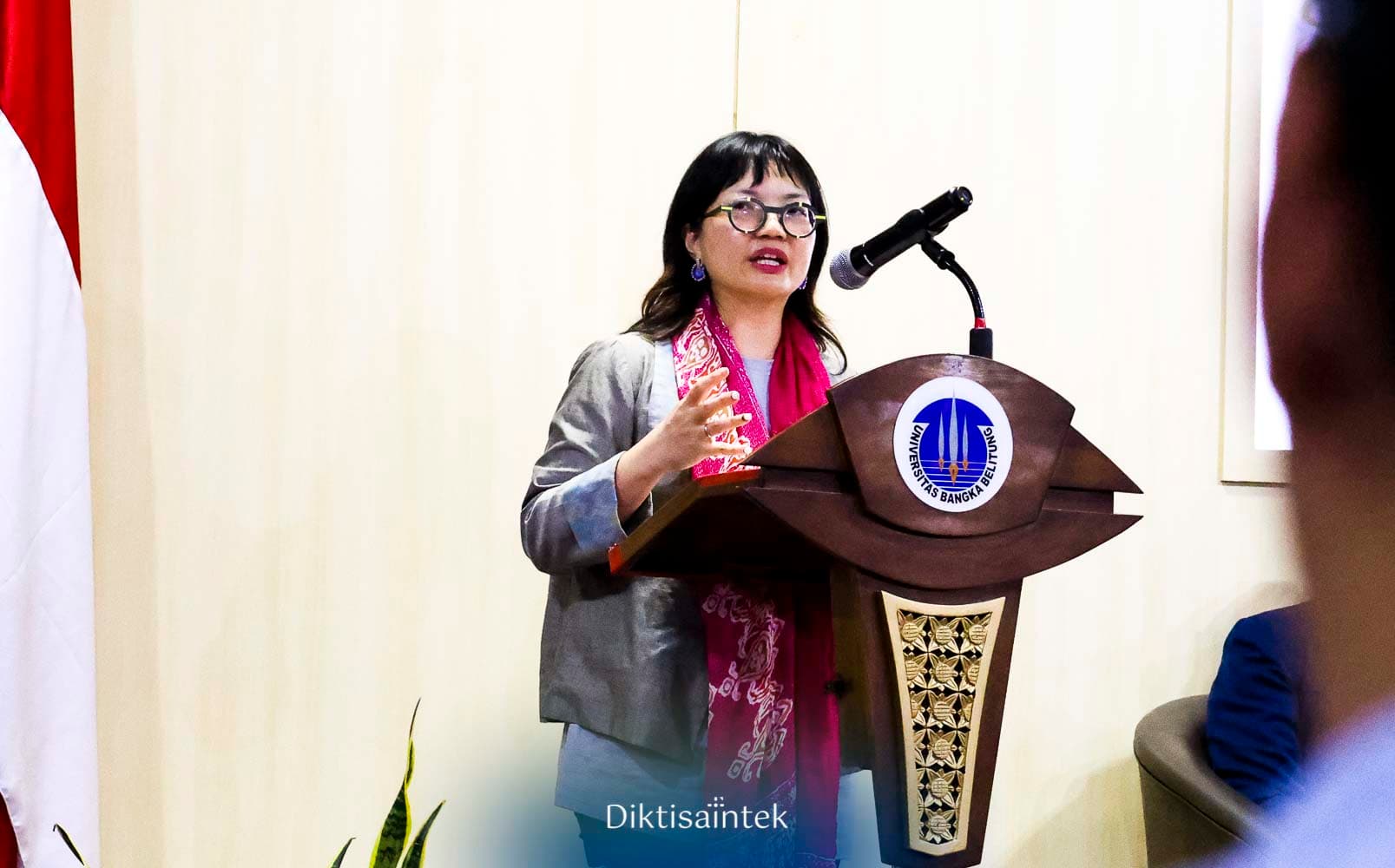 Wamendiktisaintek Ajak UBB Berkolaborasi Untuk Pembangunan SMA Unggul Garuda