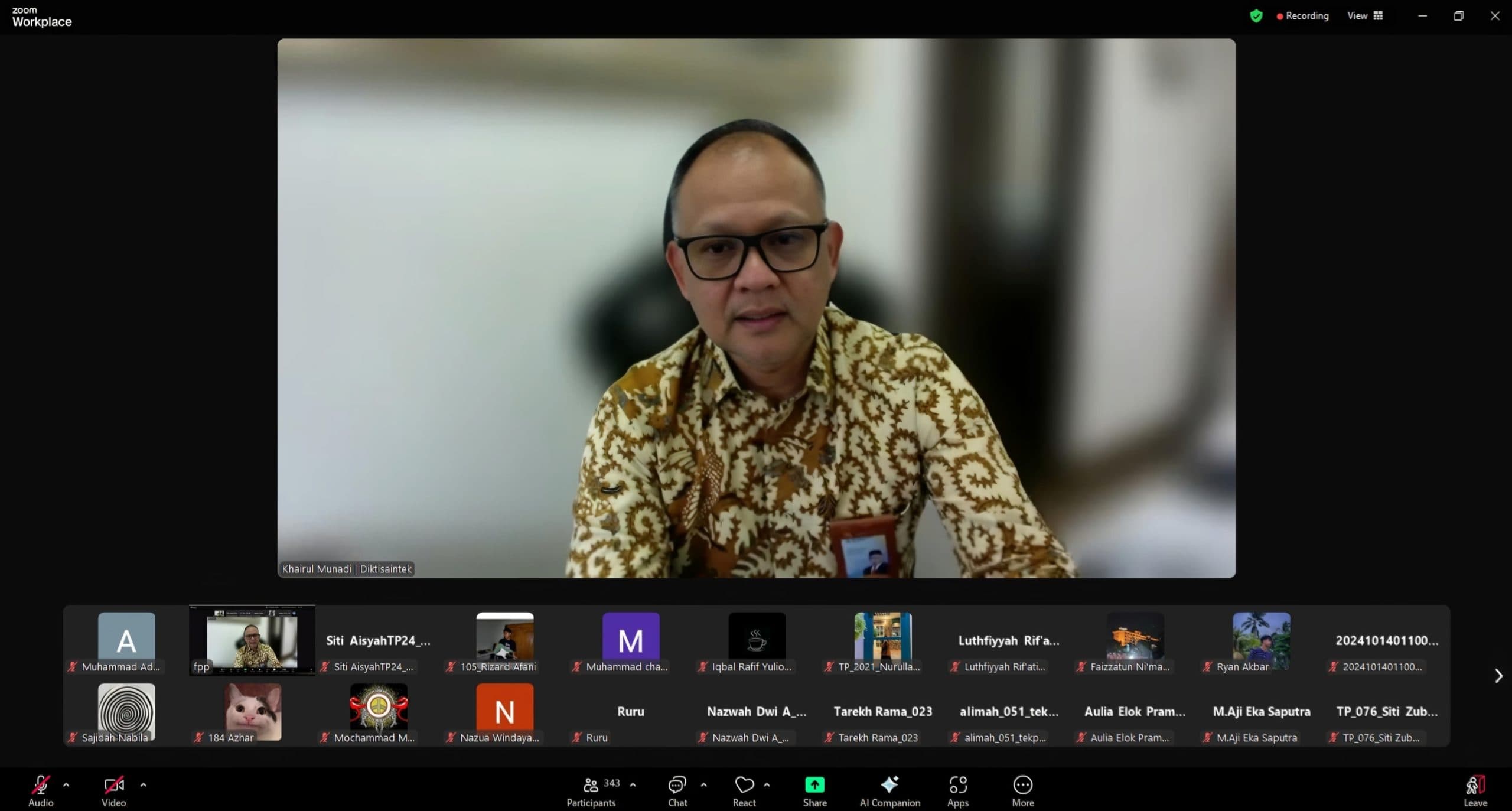 Dirjen Dikti: CoE Kelapa Sawit Contoh Nyata Kampus Berdampak, Harapkan Ekonomi Berkelanjutan