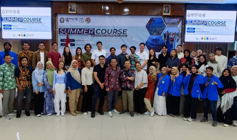 Perkuat Internasionalisasi, FSM UNDIP Kolaborasi dengan National University of Singapore Gelar Summer Course di Karimunjawa