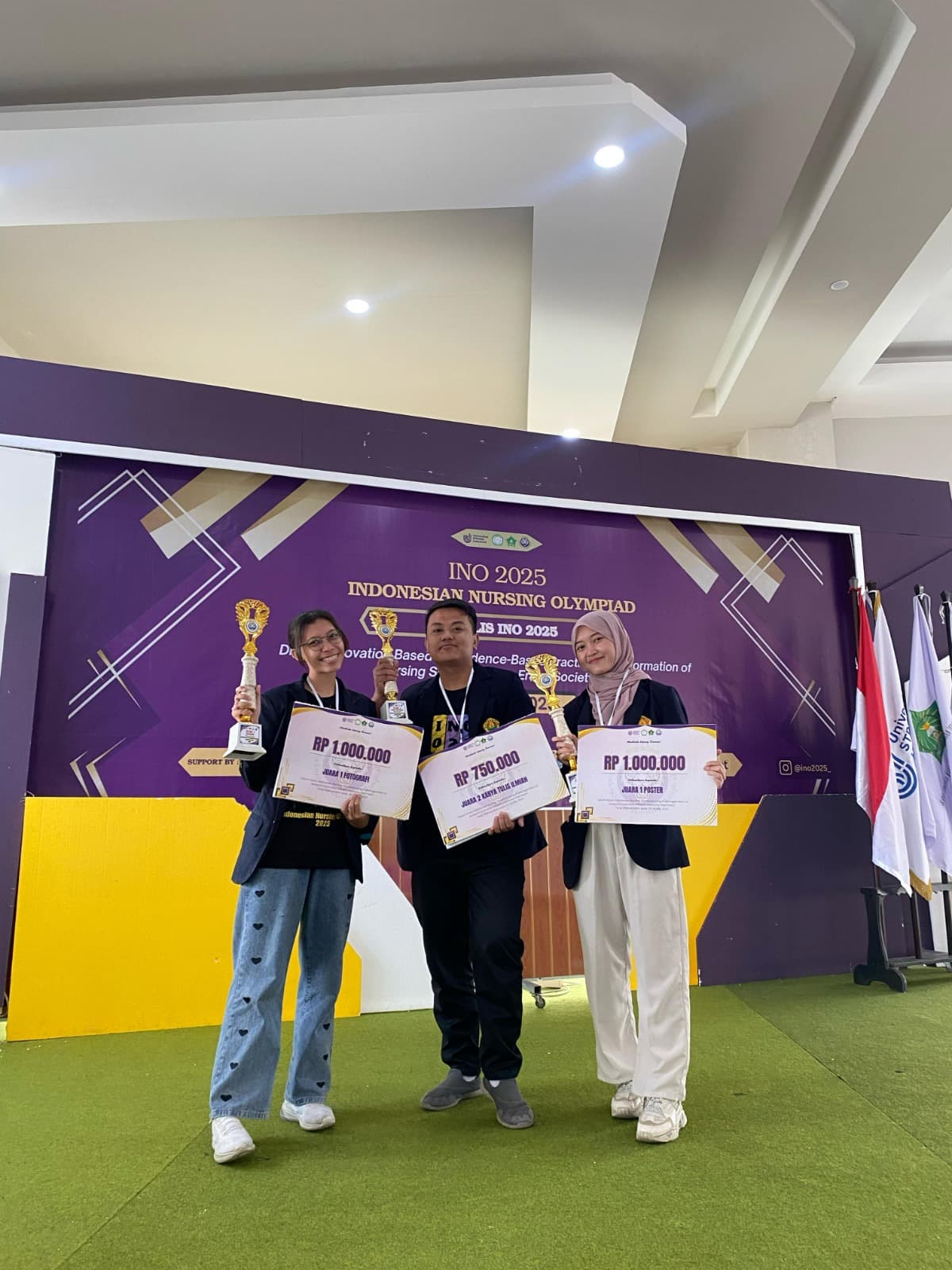 Mahasiswa FKEP UNEJ Borong Juara di Indonesian Nursing Olympiad 2025