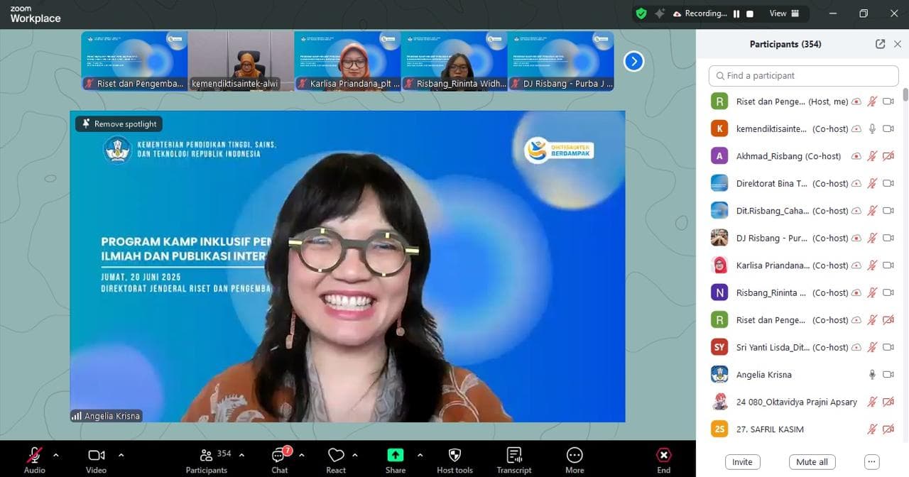 Kamp Inklusif : Mendorong Publikasi Internasional melalui Penguatan Talenta Penelitian dan Pengembangan di Wilayah Prioritas