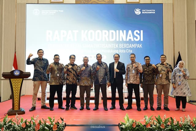 Wamendiktisaintek Fauzan membuka Rapat Koordinasi Penguatan Kerja Sama Diktisaintek Tahun 2025