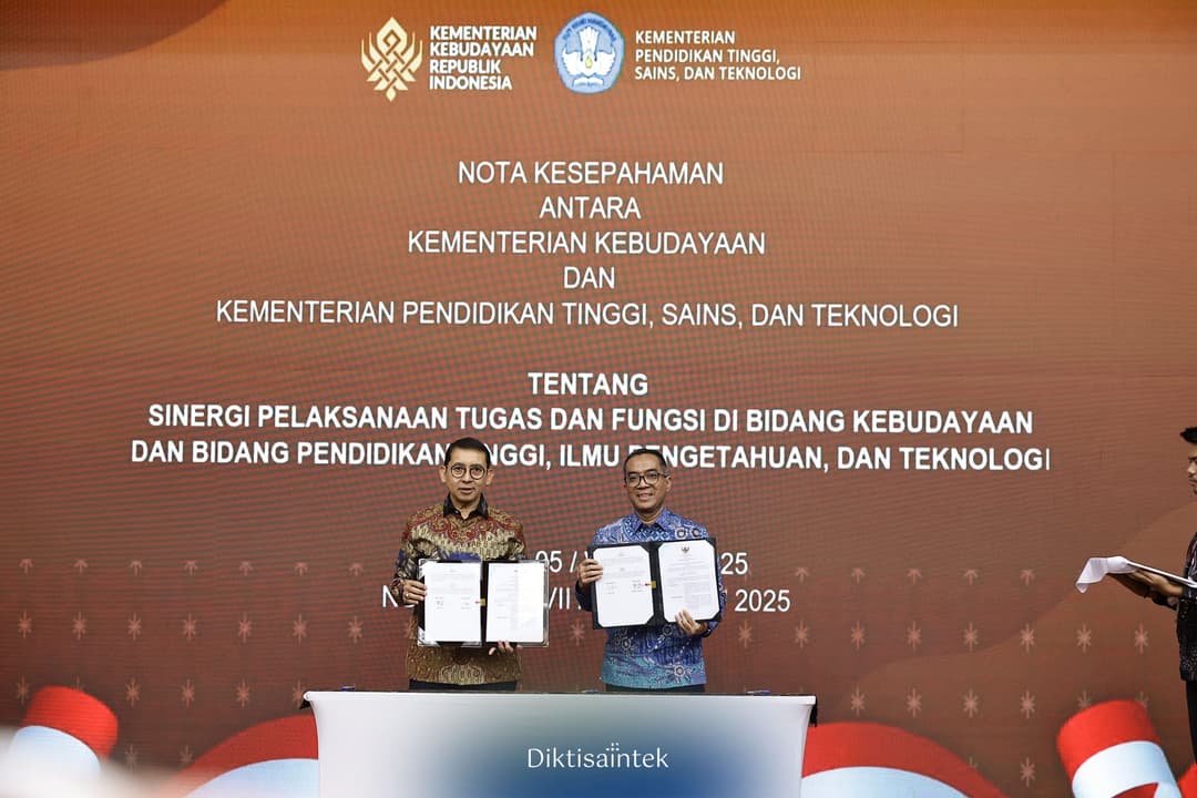Kemdiktisaintek dan Kemenkebud Pacu Sinergi Bidang Pendidikan Tinggi, Sains, Teknologi dan Kebudayaan