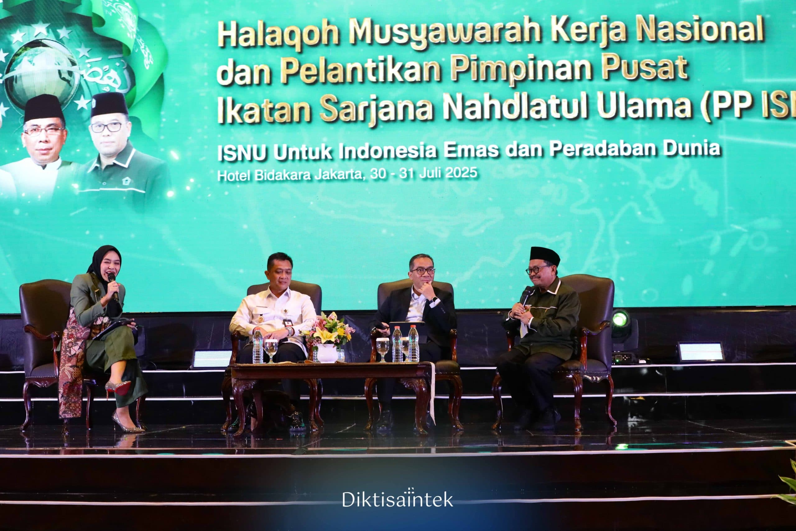 Mendiktisaintek Ajak ISNU Perkuat Budaya Sains dan Teknologi untuk Indonesia Emas 2045