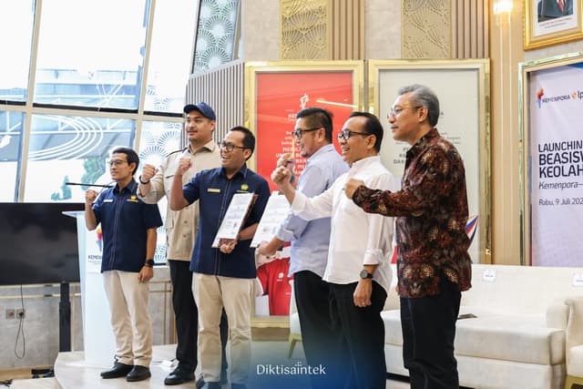 Sekretaris Jenderal Kemdiktisaintek Menghadiri Acara Peluncuran Beasiswa Keolahragaan Kemenpora-LPDP
