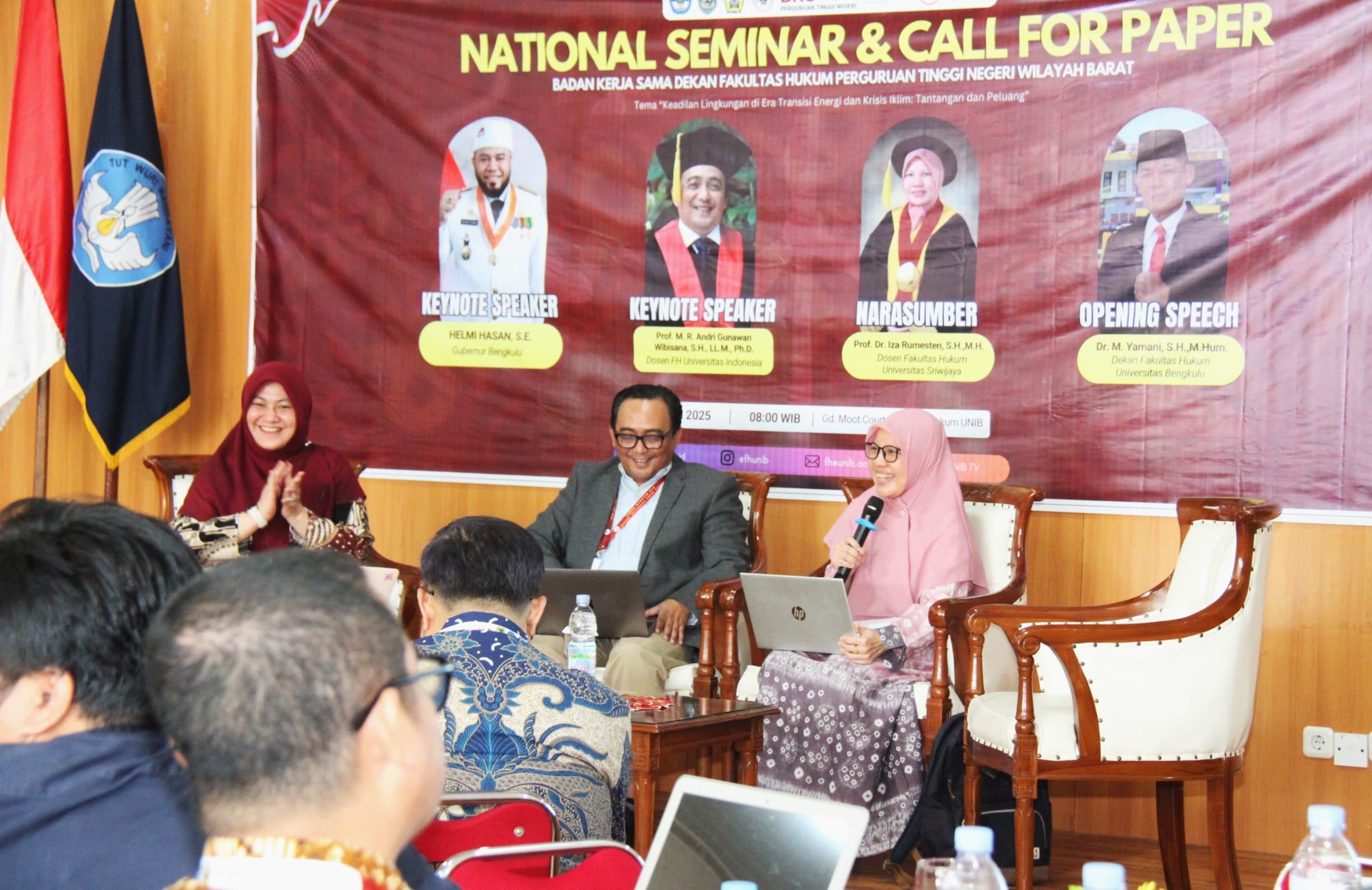 FH Unib Tuan Rumah Raker BKS PTN-Barat, Bahas Kolaborasi Kampus Berdampak dan Isu Lingkungan