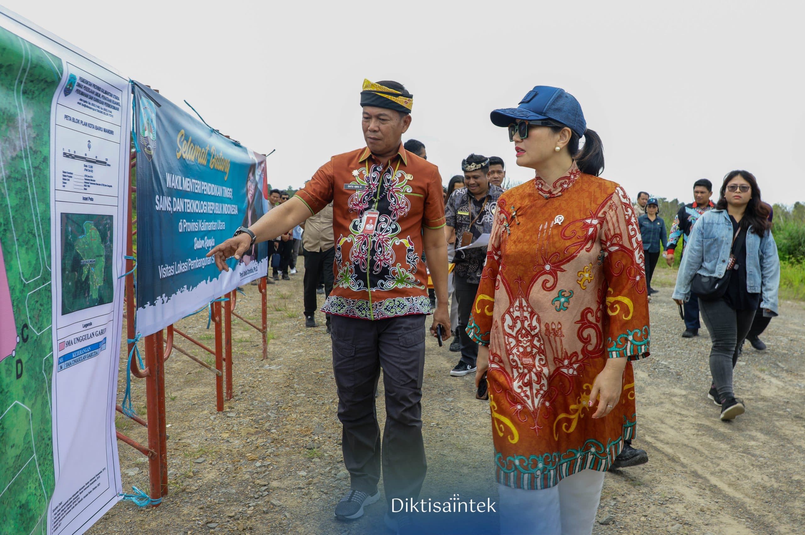 Wamendiktisaintek Hadir di Kaltara: Kunjungi Lokasi Sekolah Garuda Baru