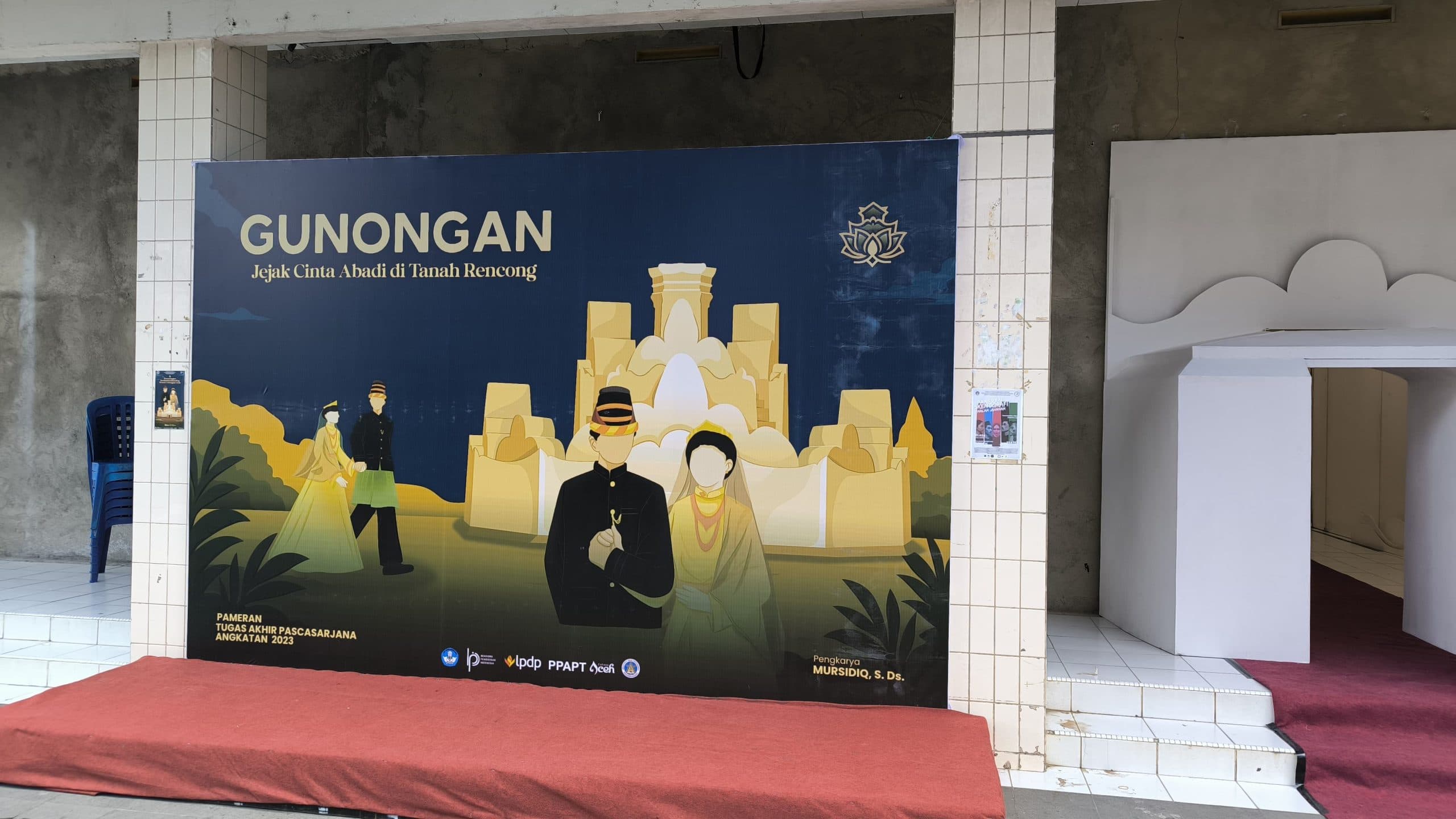 Pameran Tugas Akhir Mahasiswa S2: Memperkenalkan Gunongan Aceh melalui Visualisasi Budaya
