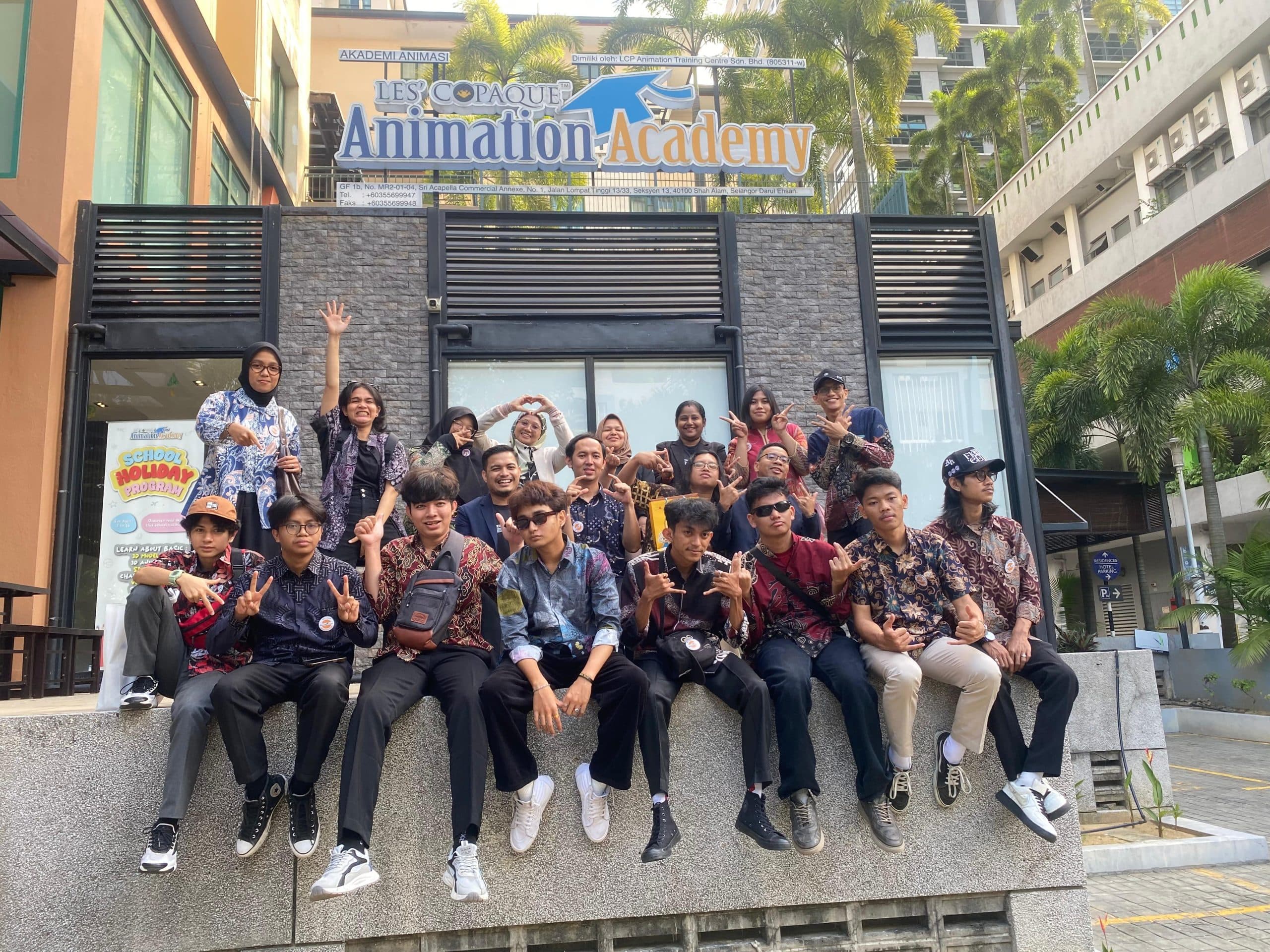 Penguatan Kompetensi Global, Prodi Animasi ISI Padangpanjang Studi ke Les Copaque