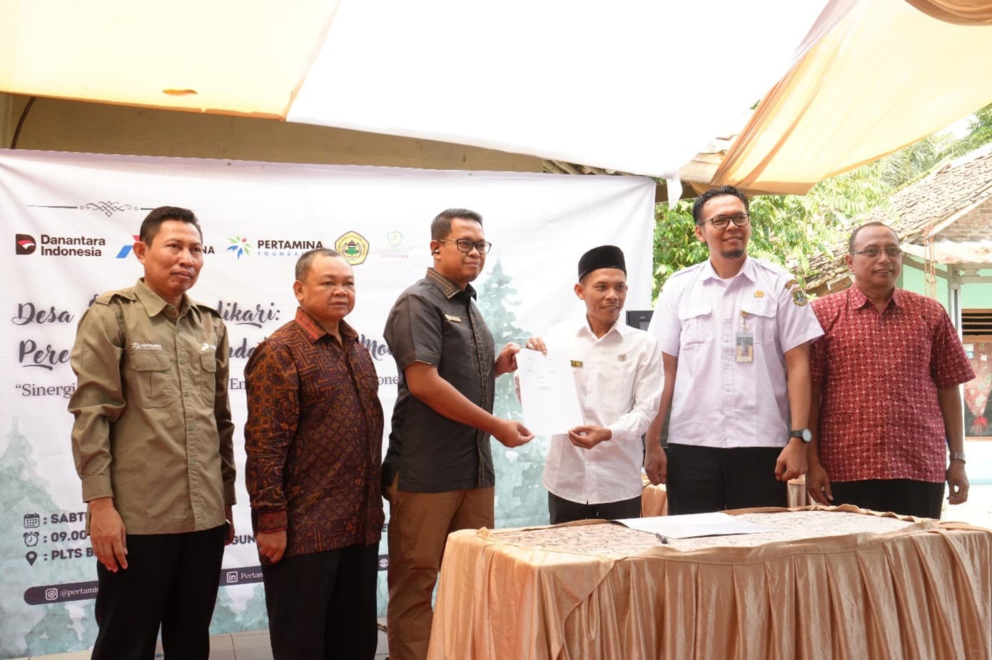 Berdampak! Mahasiswa Sobat Bumi Untirta dan Pertamina Foundation Sukses Membangun PLTS Guna Mendukung Desa Energi Berdikari di Desa Curug Agung