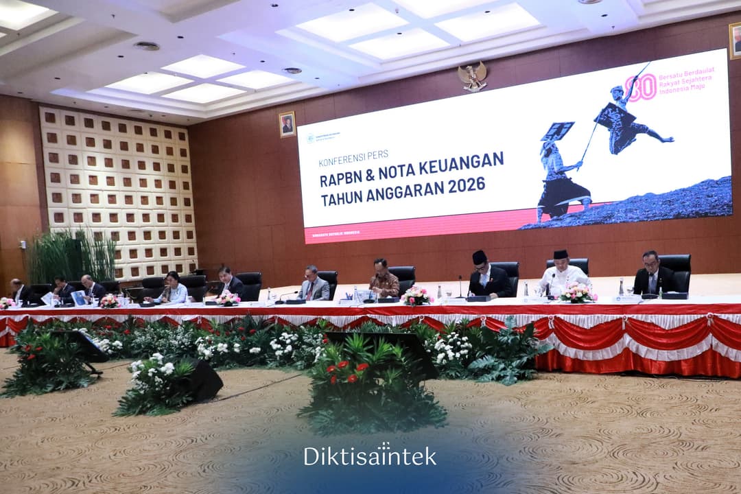 Konferensi Pers RAPBN 2026: Anggaran Pendidikan Tinggi, Dosen dan Sekolah Garuda Diperkuat untuk Cetak SDM Unggul